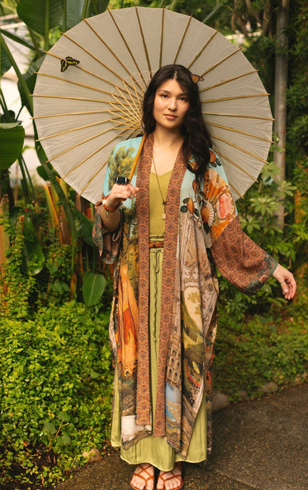 'Secret Garden' Kimono Opera Duster Robe - Market of Stars