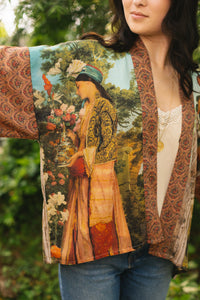 'Secret Garden' Cropped Kimono - Market of Stars