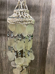White Windchime with Shells