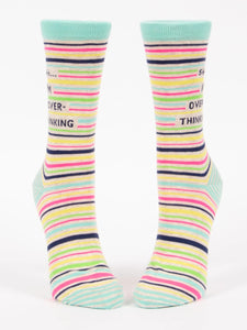 'Shh I'm Overthinking' Women's Socks