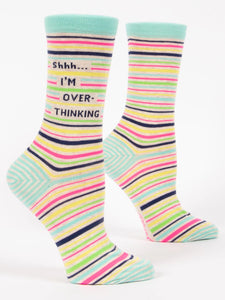 'Shh I'm Overthinking' Women's Socks