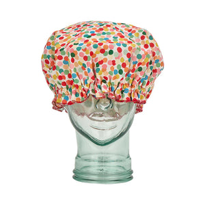 Confetti Shower Cap - Linen