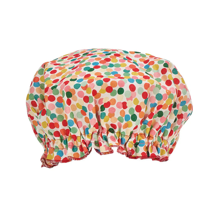 Confetti Shower Cap - Linen