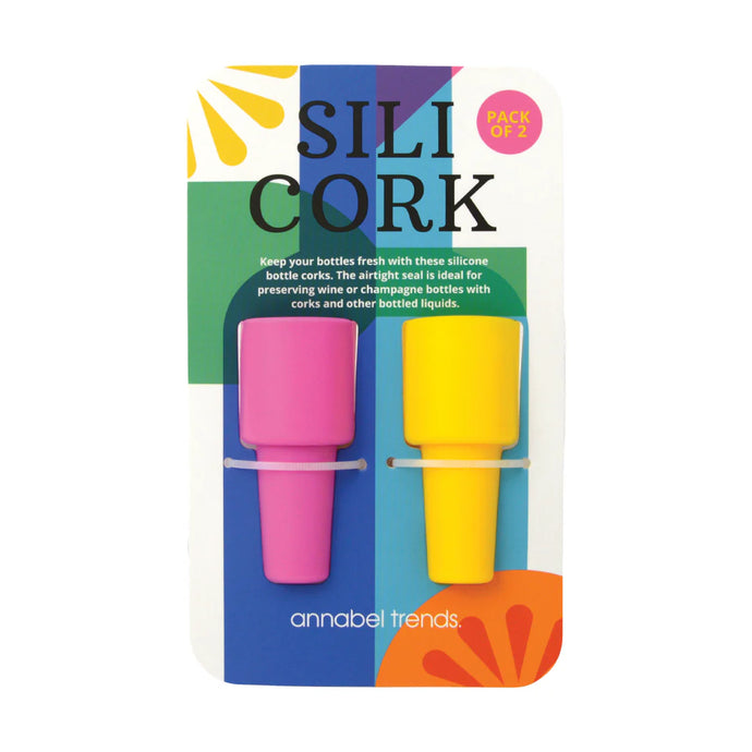 2pk Silicork Wine Stoppers