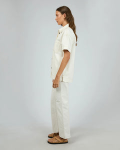 Simi Denim Shirt in Vintage White - All About Eve