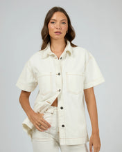 Load image into Gallery viewer, Simi Denim Shirt in Vintage White - All About Eve
