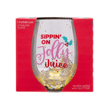 Load image into Gallery viewer, &#39;Sippin&#39; on Jolly Juice&#39; Stemless Glass