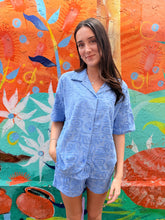 Load image into Gallery viewer, Sky Blue Towelling Shirt &amp; Short Set - By Frankie