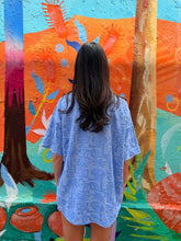 Load image into Gallery viewer, Sky Blue Towelling Shirt &amp; Short Set - By Frankie