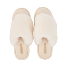 Load image into Gallery viewer, Ivory Cosy Luxe Slippers