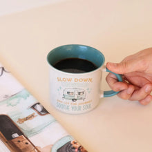 Load image into Gallery viewer, 'Slow Down' Caravan Mug