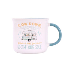 Load image into Gallery viewer, 'Slow Down' Caravan Mug