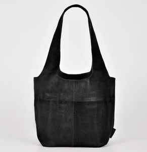 Black Sorell Soft Leather Tote - Cobb & Co