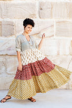Load image into Gallery viewer, Jhali Dress Honey &amp; Spice - XXXL