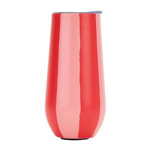 Red Stripe Sparkling Flute