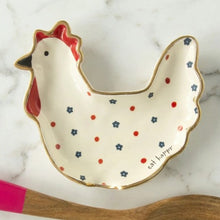 Load image into Gallery viewer, 'Eat Happy' Chicken Spoon Rest