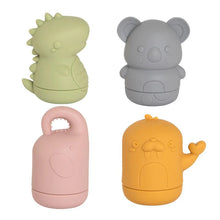 Load image into Gallery viewer, Animal Friends Squeezy Silicone Bath Toys