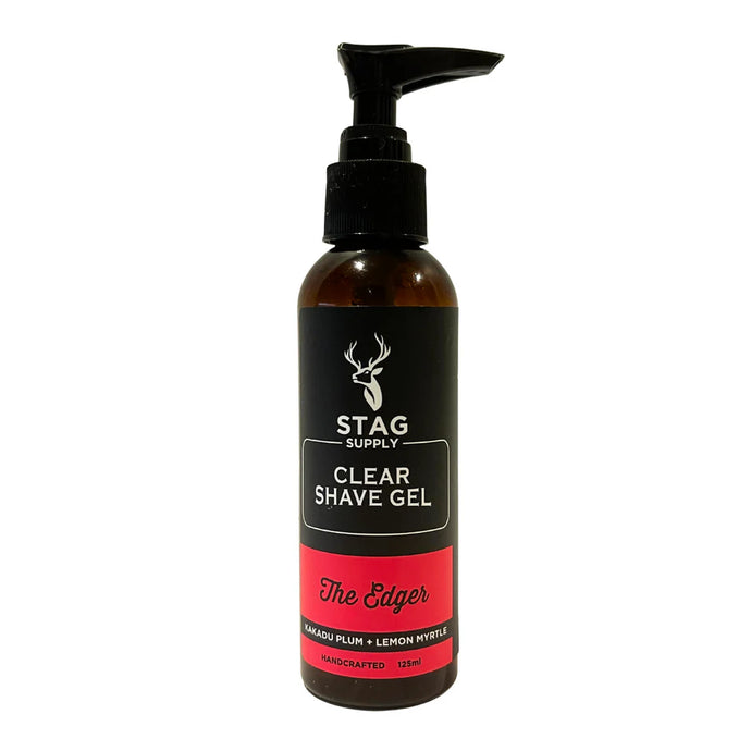 'The Edger'  Clear Shave Gel 125ml - Stag Supply
