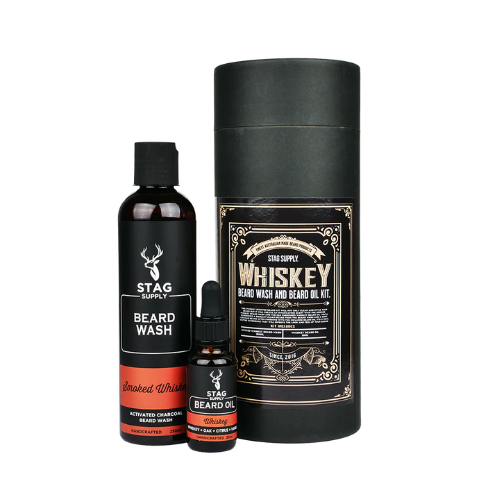 Whiskey Beard Wash Kit - Stag Supply