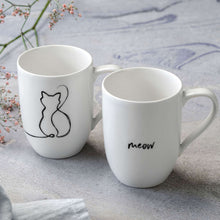 Load image into Gallery viewer, 2pc Cat Mug Set  - Villeroy &amp; Boch