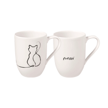 Load image into Gallery viewer, 2pc Cat Mug Set  - Villeroy &amp; Boch