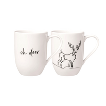 Load image into Gallery viewer, 2pc Reindeer Xmas Mug Set - Villeroy &amp; Boch