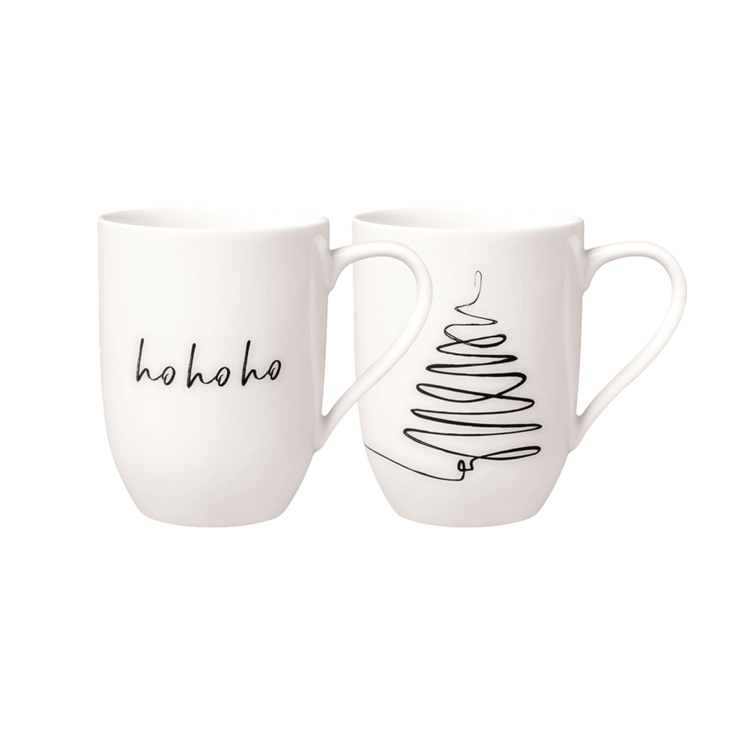 2pc Xmas Tree Mug Set  - Villeroy & Boch