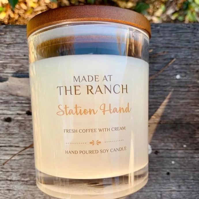 'Station Hand' Large Candle - Made At The Ranch