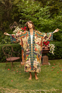 'Stay Gold' Opera Duster Kimono Robe - Market of Stars