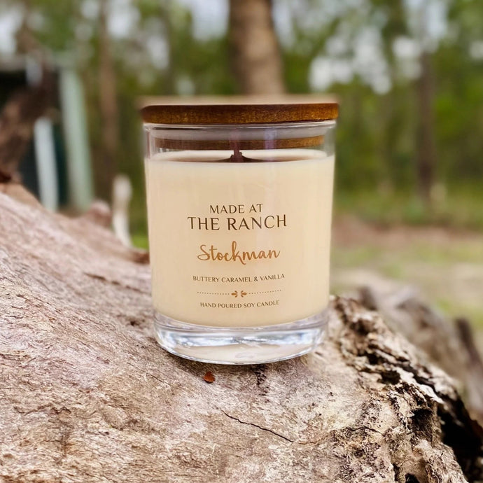 'Stockman' Large Candle - Made At The Ranch