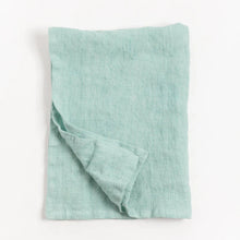 Load image into Gallery viewer, Ocean Stone Washed Linen Tea Towel