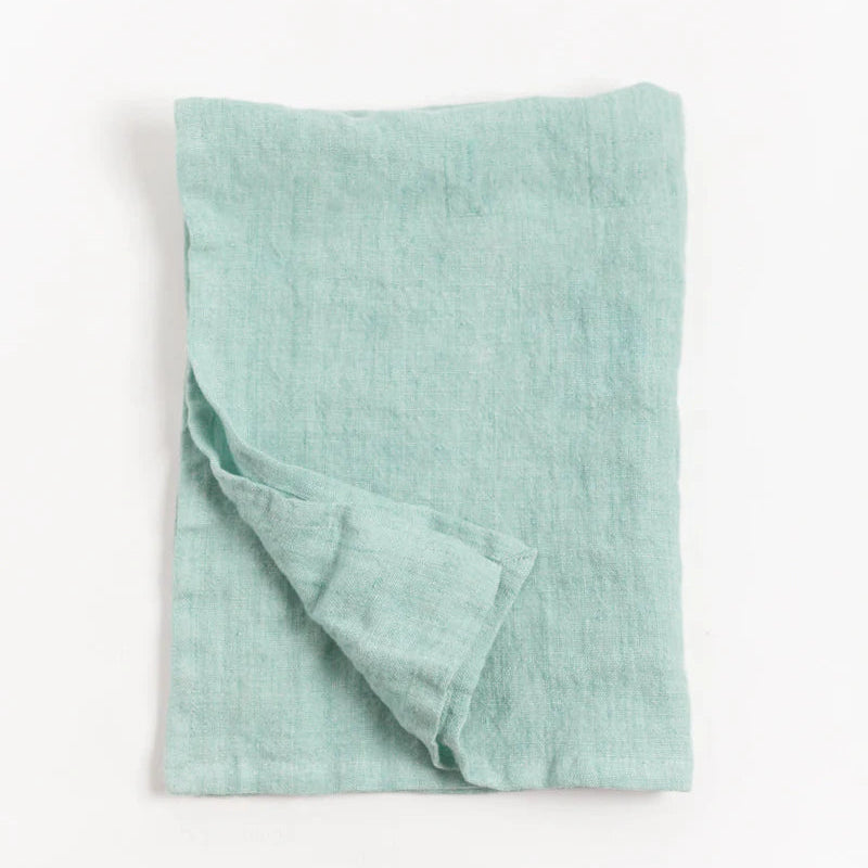 Ocean Stone Washed Linen Tea Towel