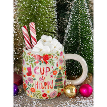 Load image into Gallery viewer, Christmas &#39;Cup Of Happy&#39; Mug