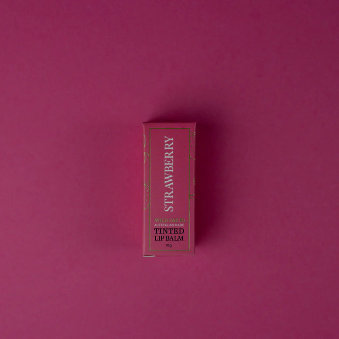Strawberry Tinted Natural Lip Balm