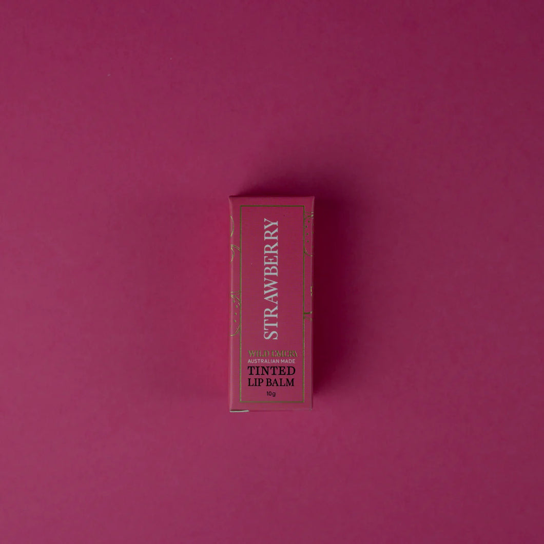 Strawberry Tinted Natural Lip Balm