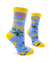 Load image into Gallery viewer, 'Suck It Up Buttercup' Women's Novelty Socks