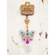 Load image into Gallery viewer, Butterfly Crystal Sun Catcher