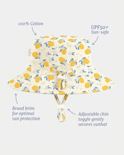 Load image into Gallery viewer, Lemonade Cream Arcadia Sunhat - Toshi