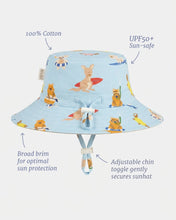 Load image into Gallery viewer, Beach Buddies Oz Sunhat - Toshi