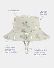Load image into Gallery viewer, Eucalypt Gumnut Babies Oz Sunhat - Toshi