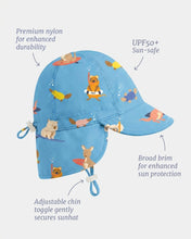 Load image into Gallery viewer, Beach Buddies Pirate Swim Flap Cap - Toshi