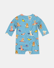 Load image into Gallery viewer, Beach Buddies Pirate L/S Swim Onesie - Toshi