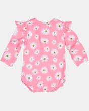 Load image into Gallery viewer, Daisy Watermelon Ripple L/S Swim Onesie - Toshi