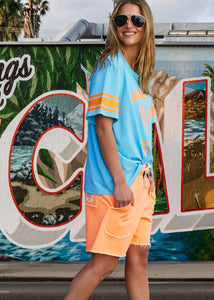 Aqua Tennis Tee - Hammill & Co