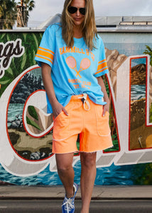 Aqua Tennis Tee - Hammill & Co