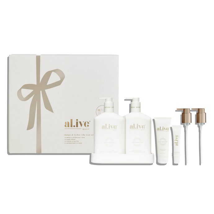 Mango & Lychee The Icon Gift Set - al.ive body