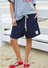 Load image into Gallery viewer, Navy Summer Towelling Short - Hammill &amp; Co