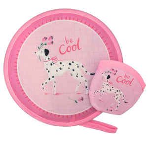 Purse Size Twist Fan - Paws and Claws