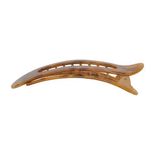 Load image into Gallery viewer, Dark Tort Long Flat Tamed Hair Claw