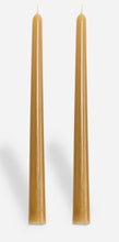 Load image into Gallery viewer, Set of 2 Taper 100% Beeswax Candles